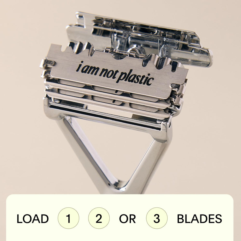 Leaf Shave all-metal safety razor eco-friendly grooming