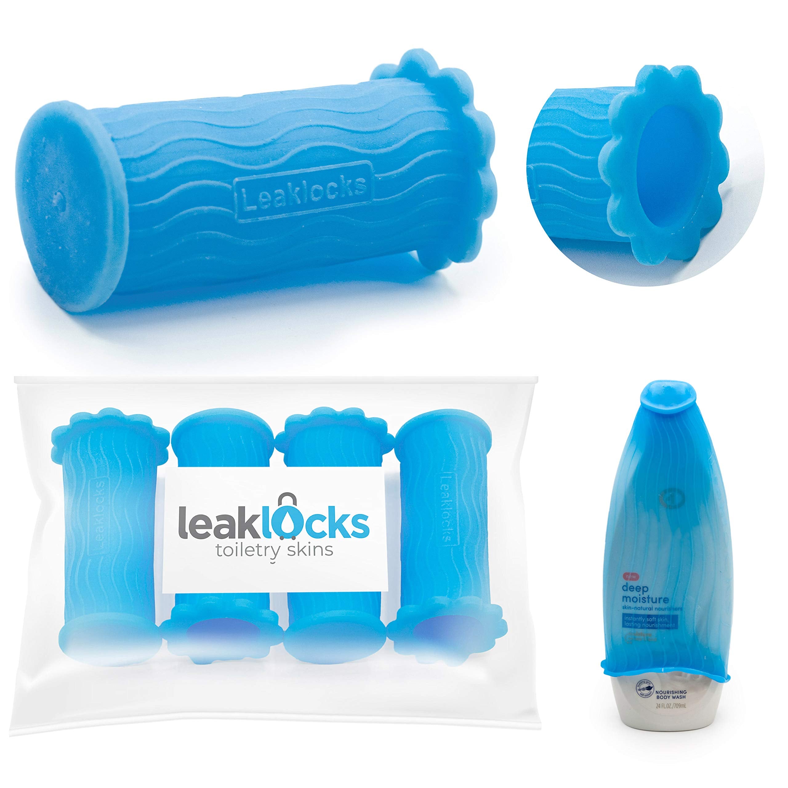 LeakLocks thermoplastic rubber durability guards contents against spill risks in carry-ons