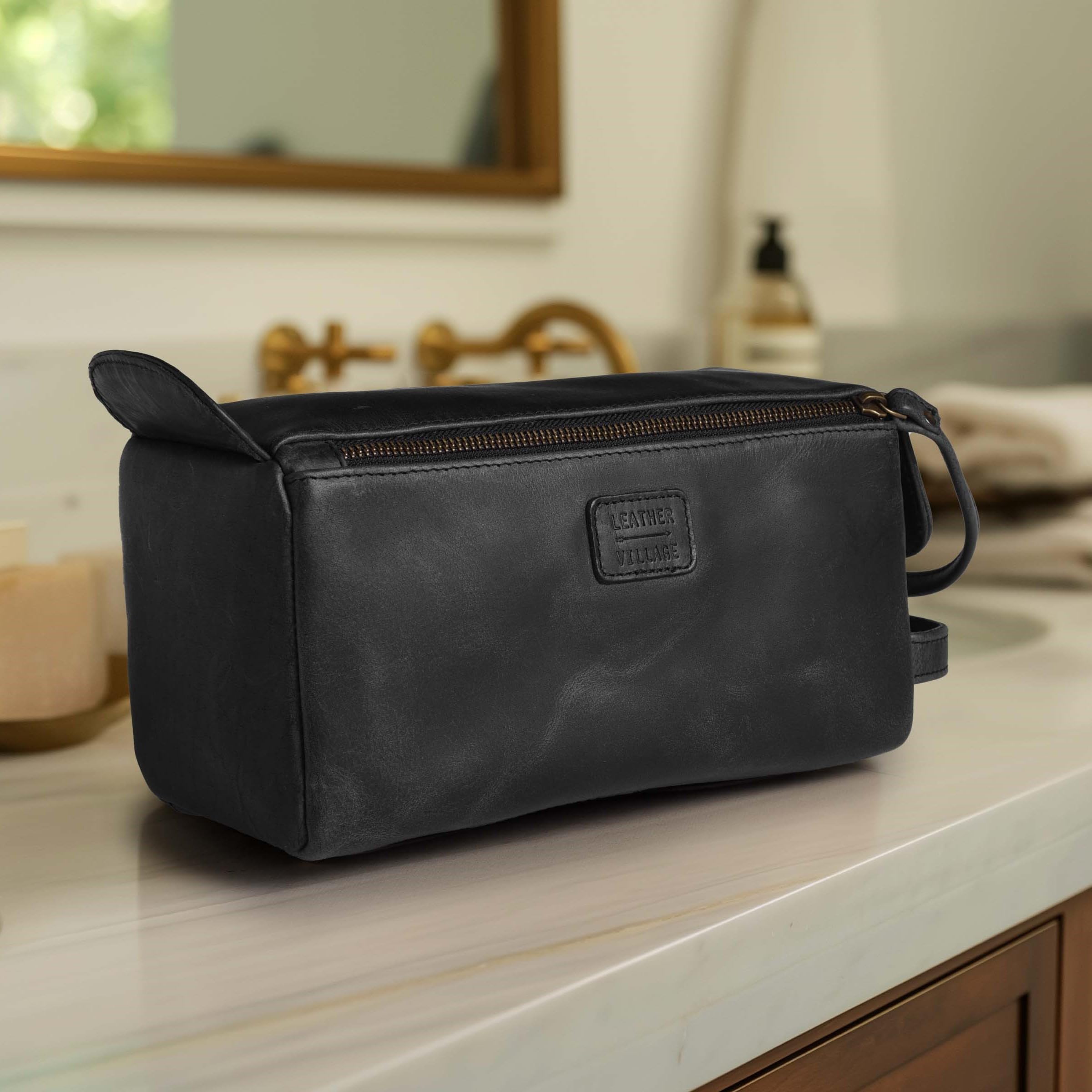 LEATHER VILLAGE care tips preserve leather patina with gentle cleansing