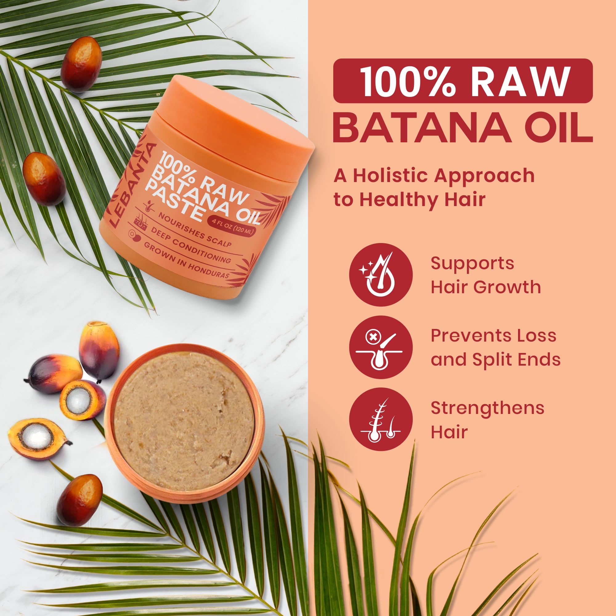 Lebanta Raw Batana Oil pour captures earthy aroma and easy application.