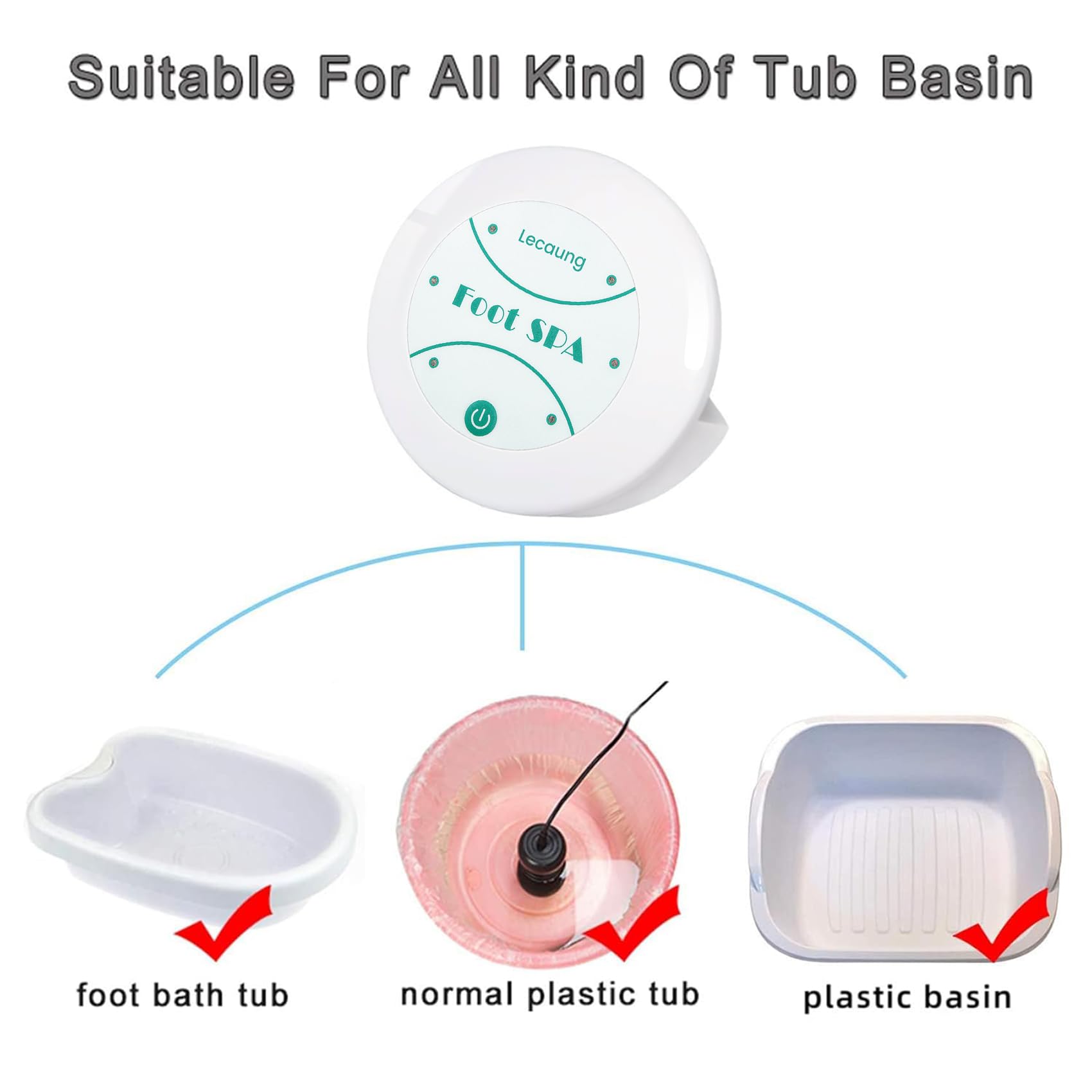 Lecaung ionic foot bath detox machine travel-ready setup supports home spa routines