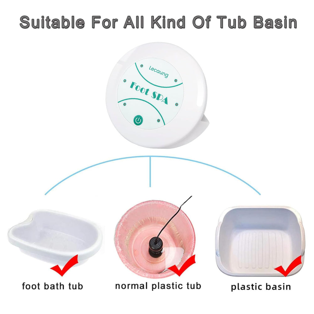 Lecaung ionic foot bath detox machine travel-ready setup supports home spa routines