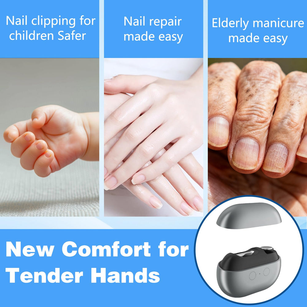 LEDeng Fanyil EasyClip ergonomic curved design fits various nails.