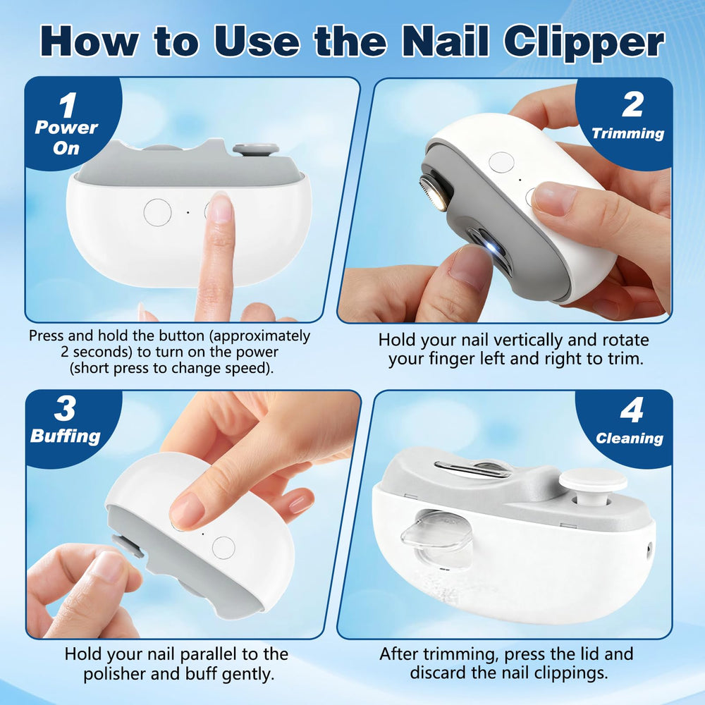 LEDeng Fanyil EasyClip safety-rounded blade reduces risk of nicks.