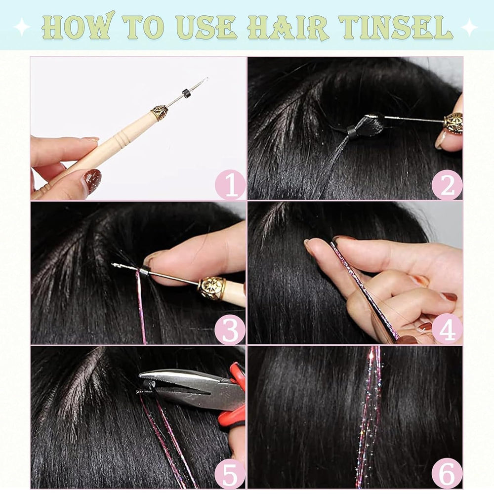 LEDIZE Clips and rubber bands keep hairstyles neat and ready for daily wear.