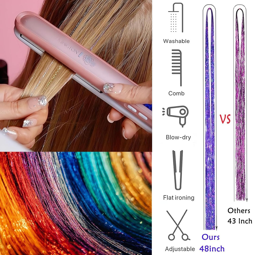LEDIZE Ponytail hoop tools simplify sectioning for seamless color accents.