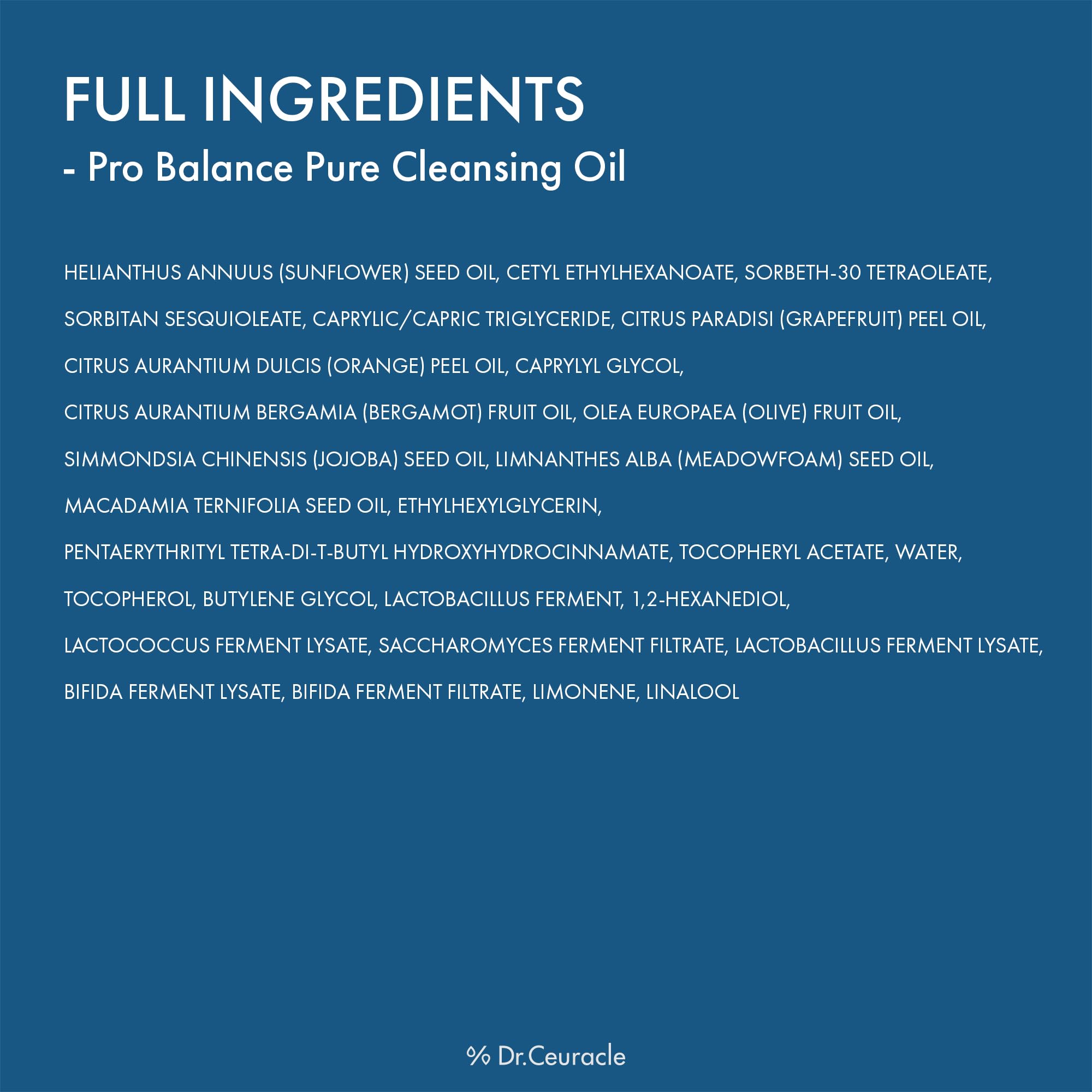 Leegeehaam Dr.Ceuracle Pro Balance Pure Cleansing Oil applying on dry skin during cleansing routine.
