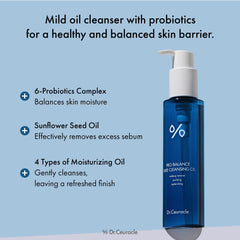 Leegeehaam Dr.Ceuracle Pro Balance Pure Cleansing Oil packaging box showcasing dermatologist-tested gentle formula.