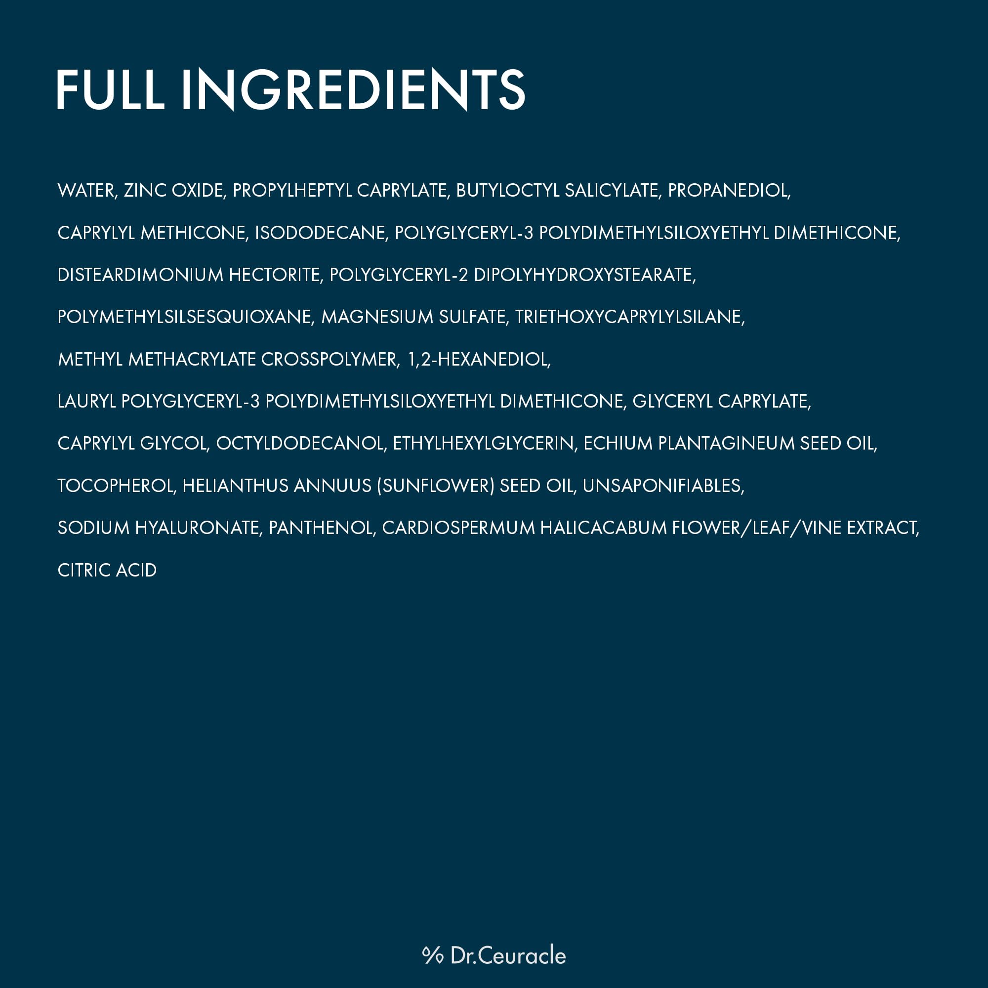 Leegeehaam Dr.Ceuracle Hydra Barrier with hyaluronic acid for hydrated skin under sun protection