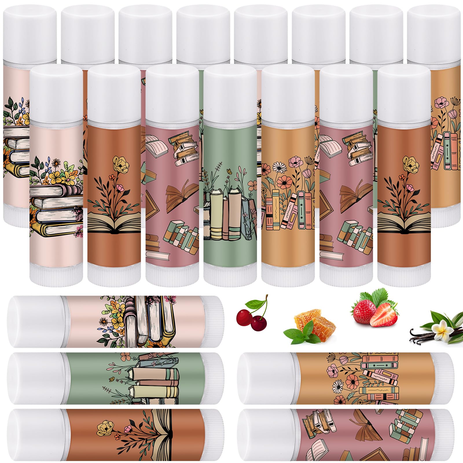 Leelosp Bookish Lip Balm honey-tube keeps lips hydrated during book club meetings
