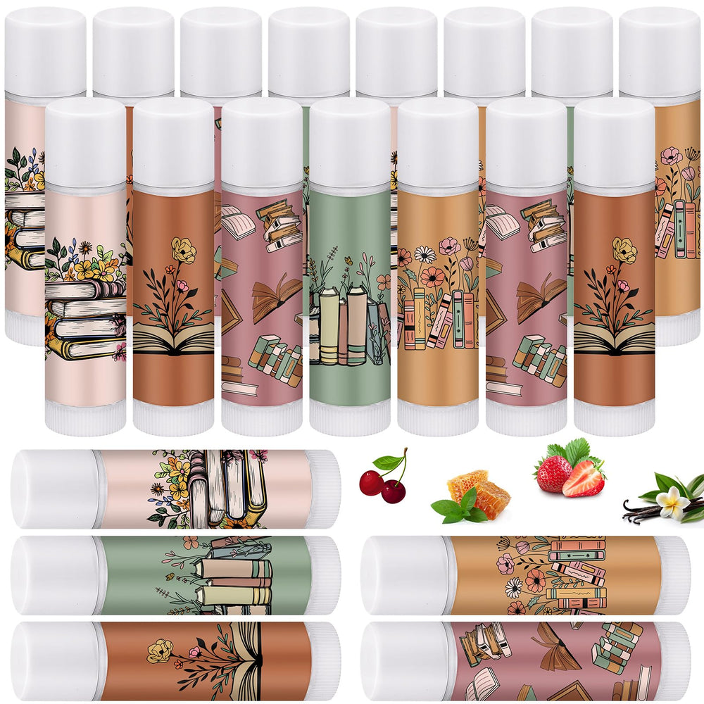 Leelosp Bookish Lip Balm honey-tube keeps lips hydrated during book club meetings