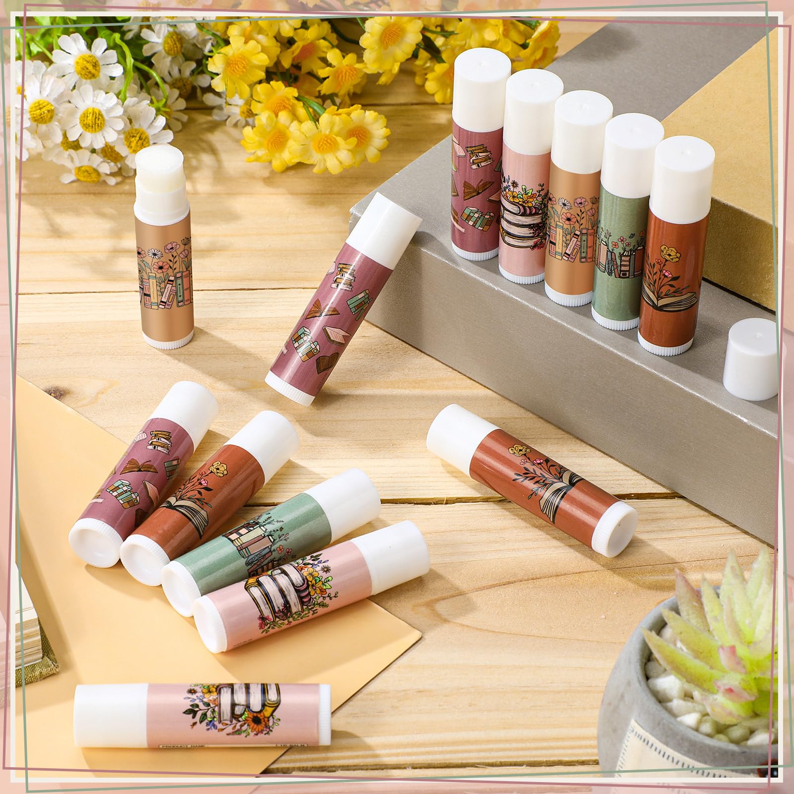 Leelosp Bookish Lip Balm vanilla-tube provides smooth moisture for daily reading rituals
