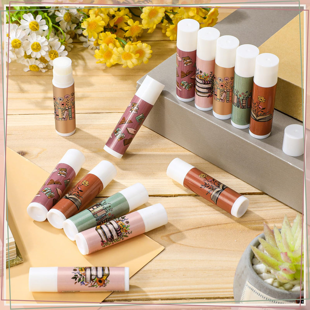 Leelosp Bookish Lip Balm vanilla-tube provides smooth moisture for daily reading rituals