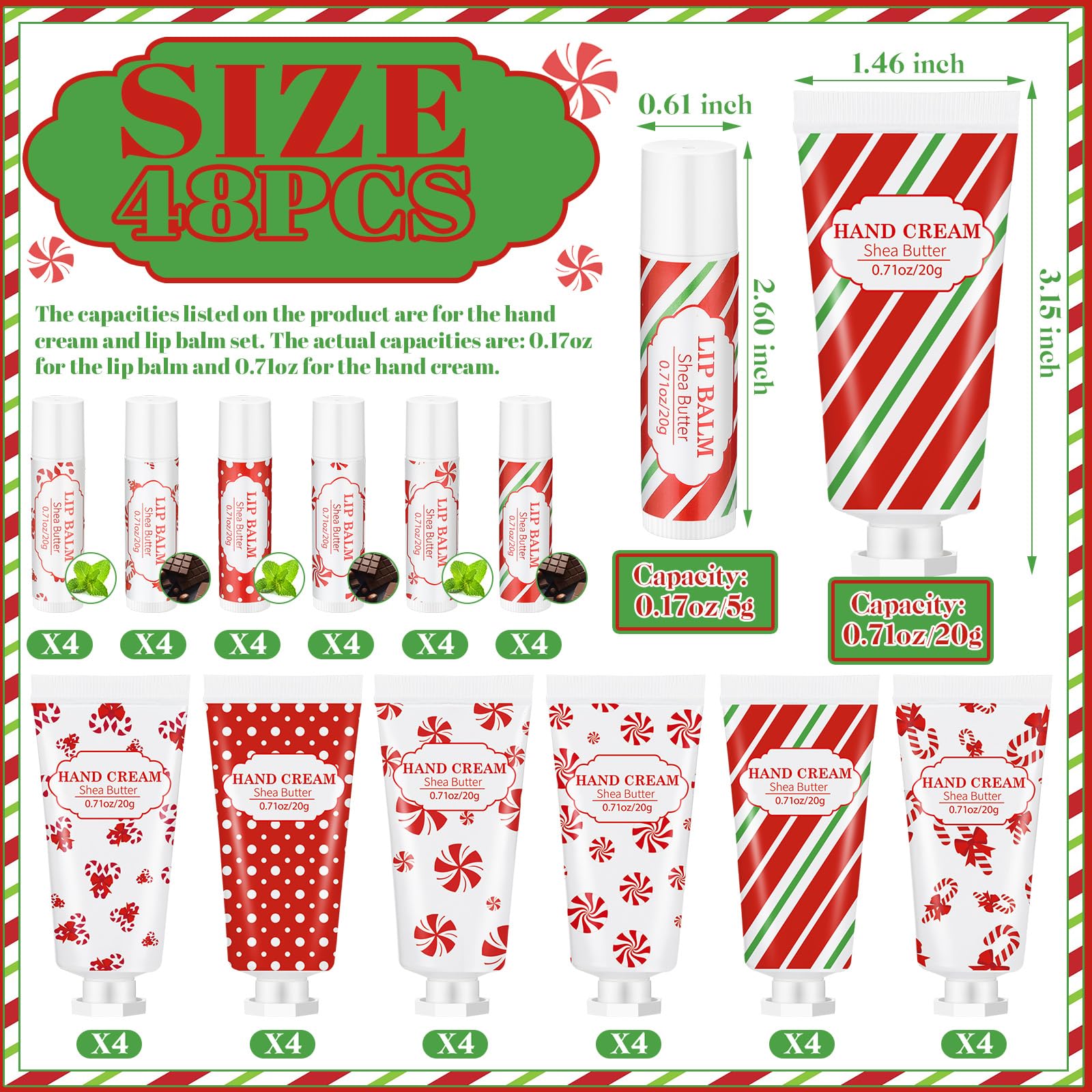 Leelosp peppermint lip balm bulk pack offers smooth glide and winter protection.