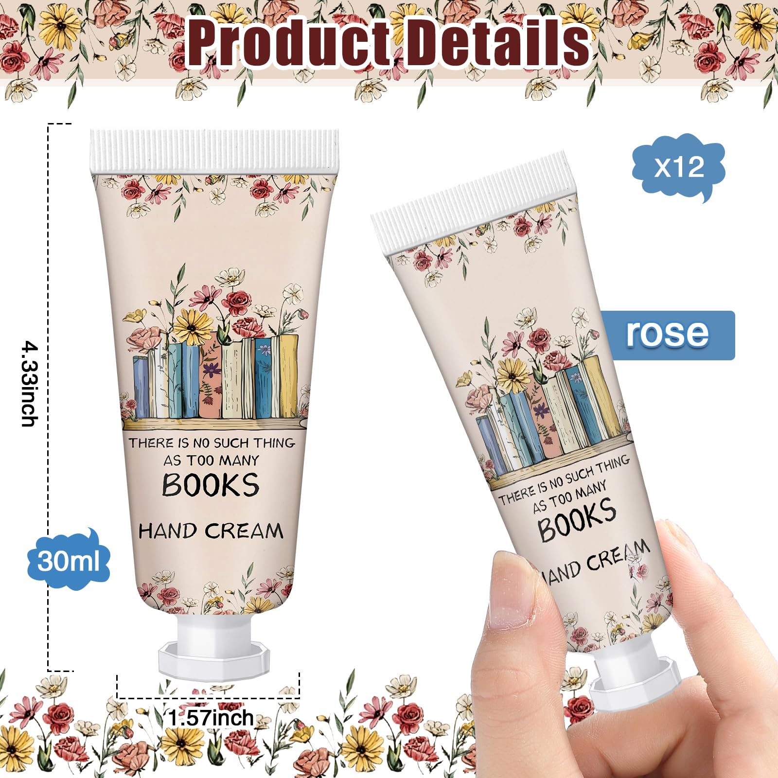 Leelosp Rose-scented hand cream highlighting relaxing fragrance for daily care