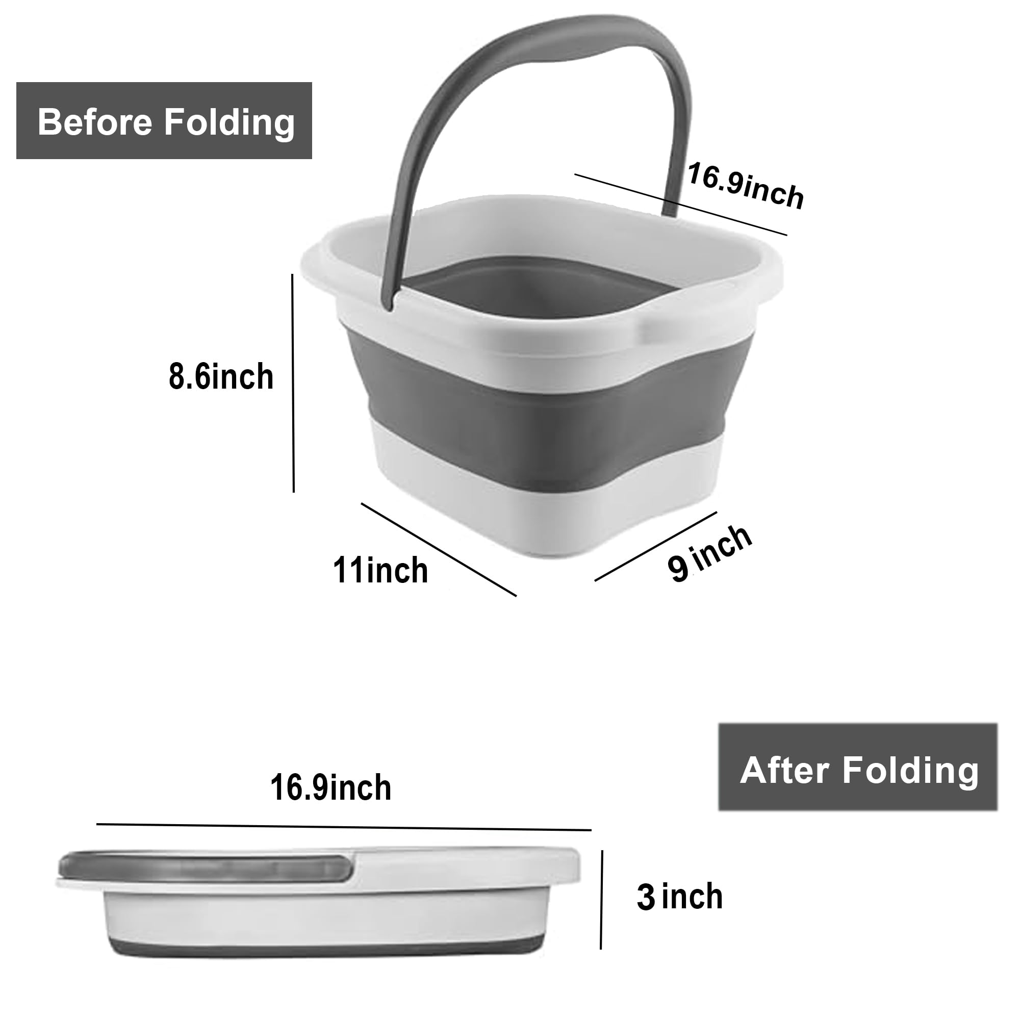 Leemeimei foot spa tub in use with water for soaking