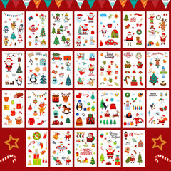 Leesgel half-arm Christmas tattoos for quick character looks at events.