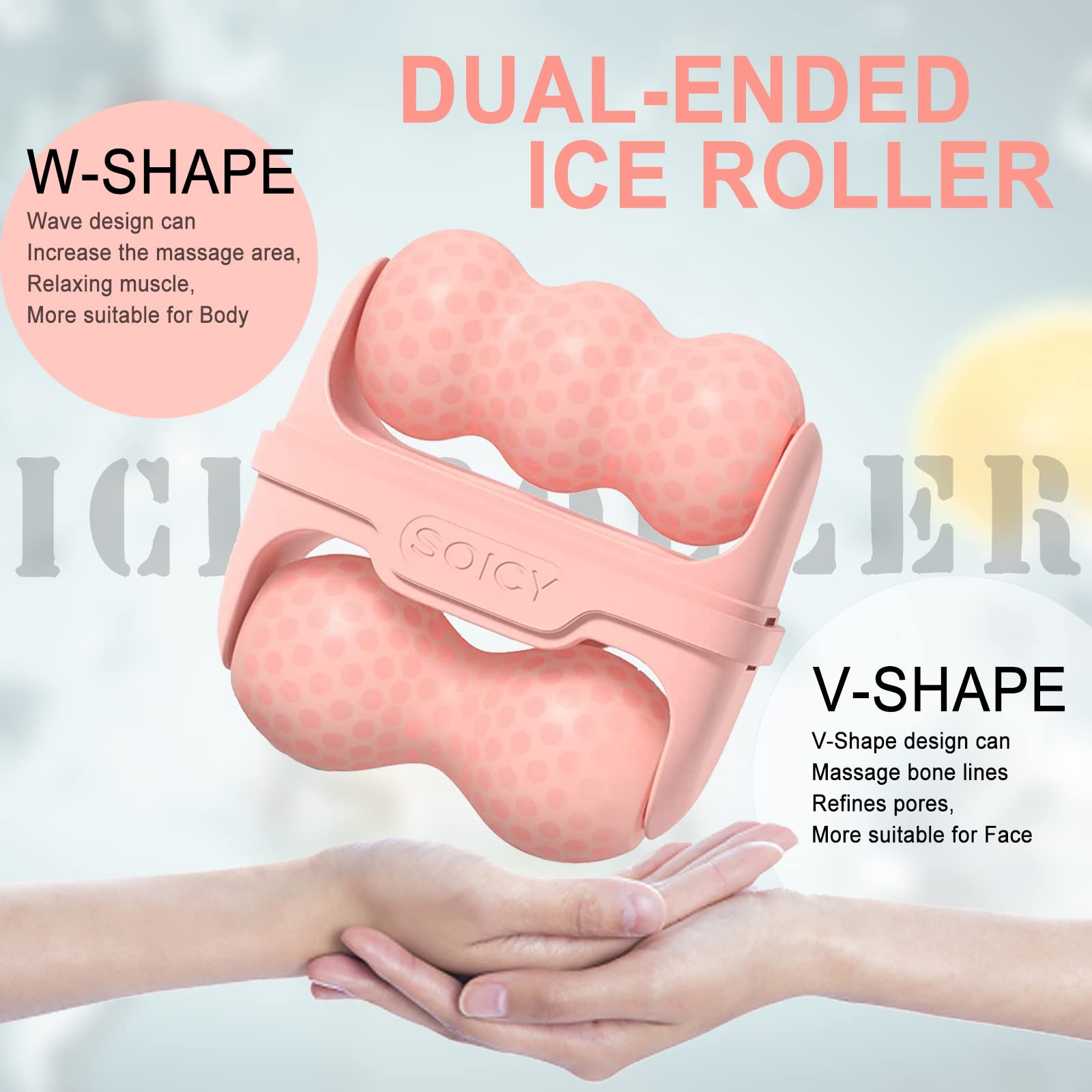 Leeshine Ice Roller gift pack pink is a thoughtful self-care present.