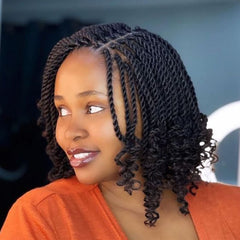 Leeven 8 packs Senegalese twist crochet hair pack - soft fibers for long wear