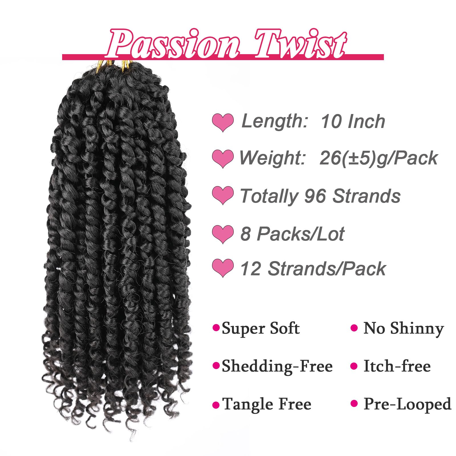 Leeven short bob passion twist ends show natural waves for boho styling.