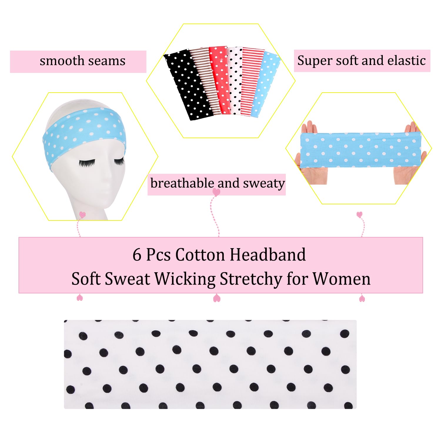 Leeven soft elastic headband fabric highlights comfortable, breathable wear for daily activities.