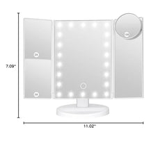 LeeWent vanity mirror with LED brightness control for adjustable lighting in any room