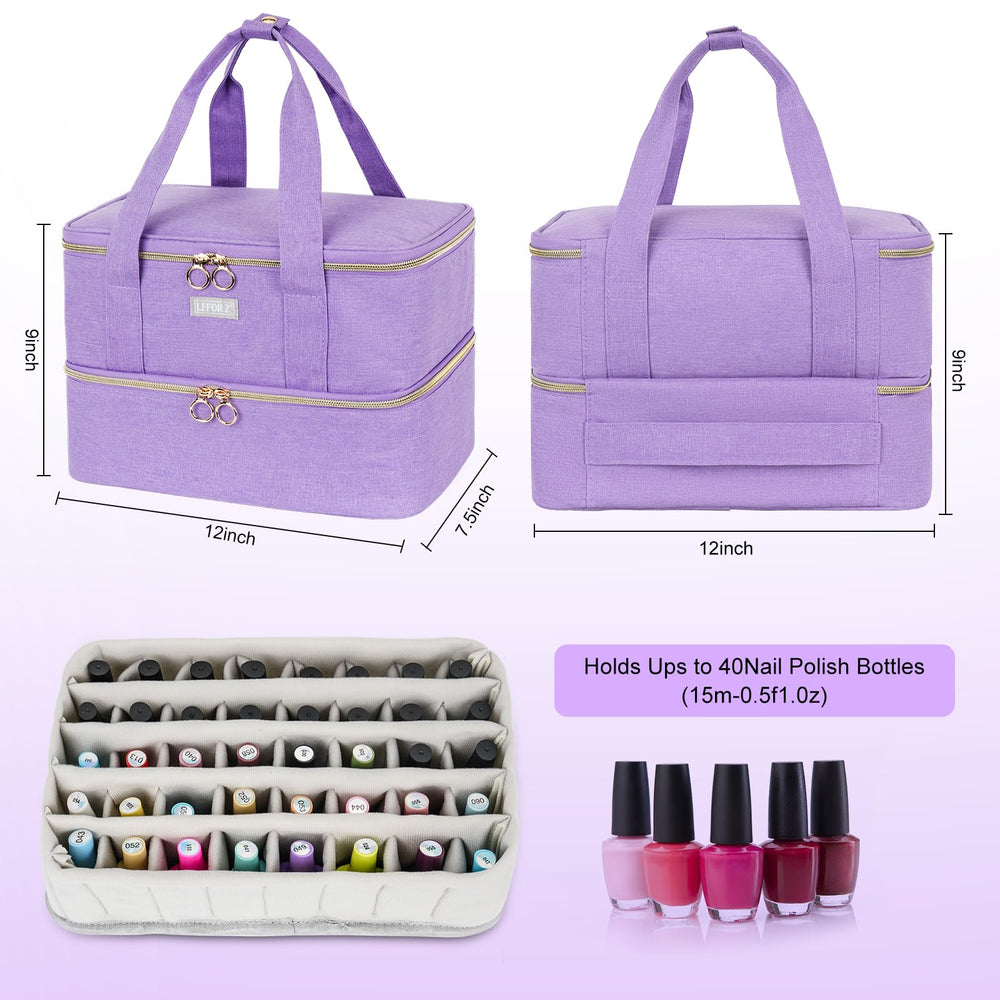 LEFOR·Z organizer interior reveals multiple pockets for bottles and tools.