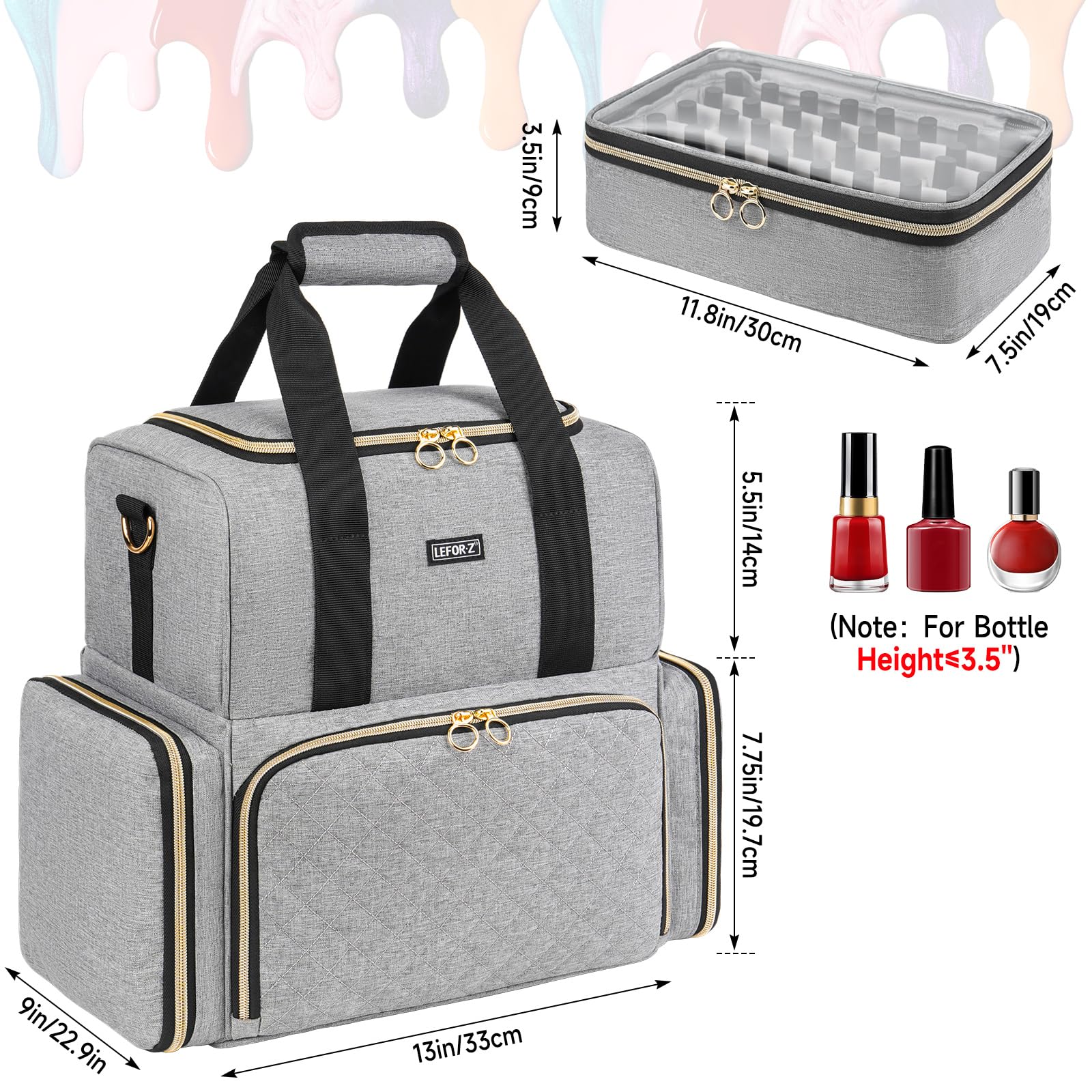 LEFOR·Z organizer features removable bags for quick tool packing.