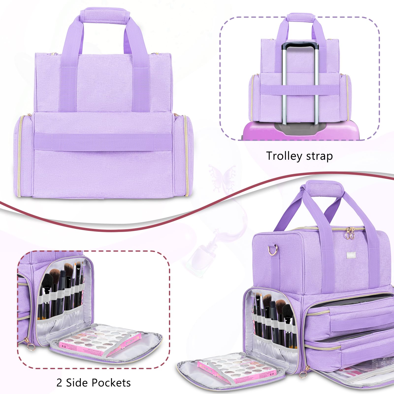 LEFOR·Z heavy-duty polyester exterior indicating durable, easy-care construction.