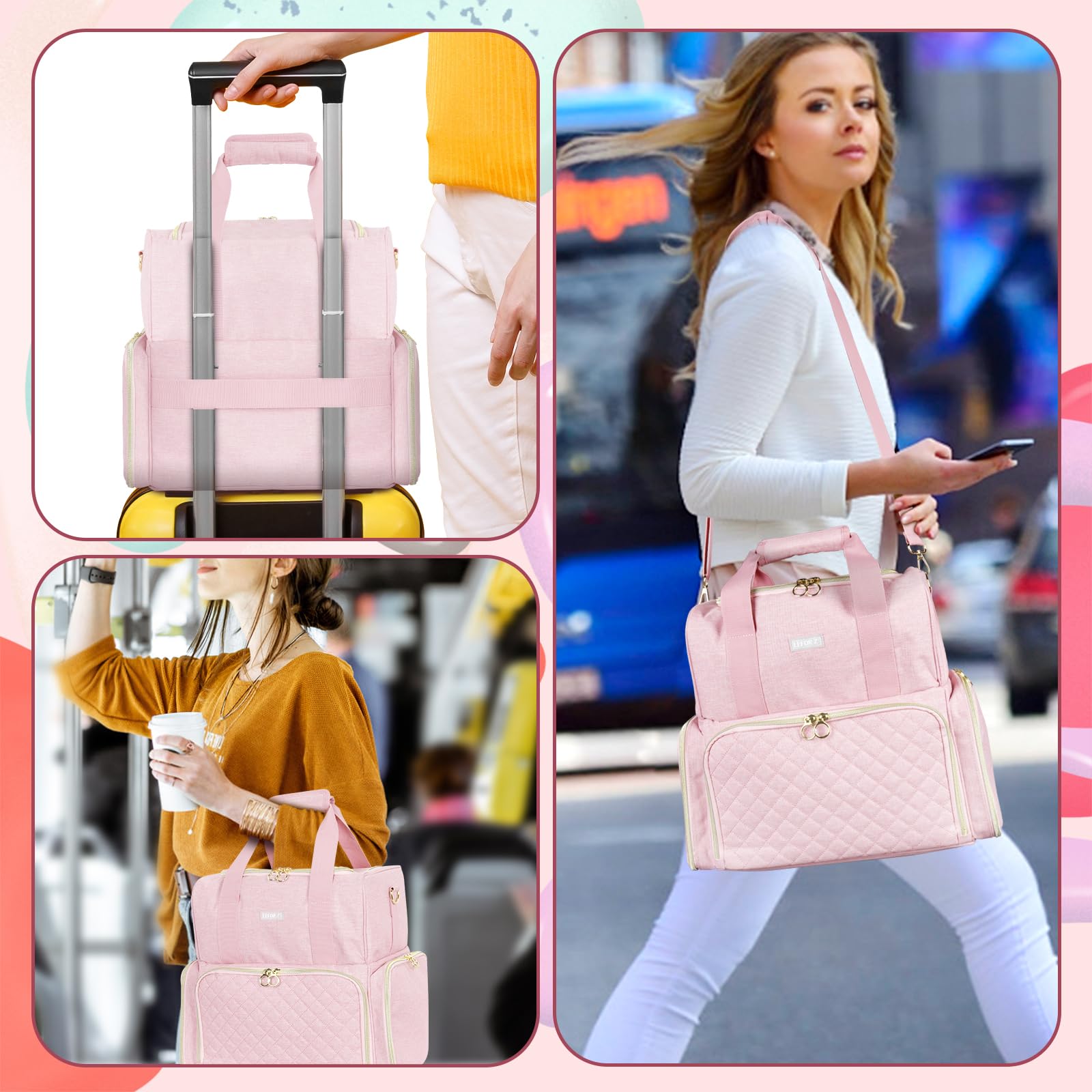 LEFOR·Z travel-carry design with straps for on-the-go nail art sessions
