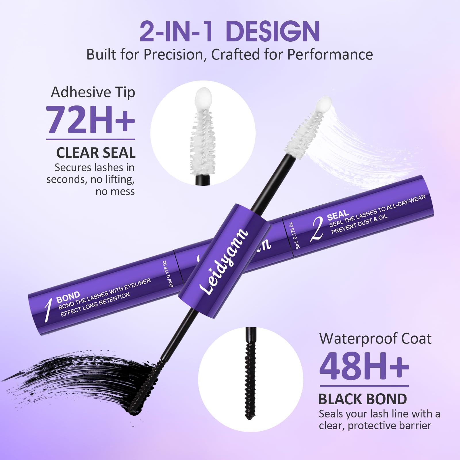Leidyann bond and seal 72h waterproof formula for long-lasting wear