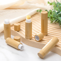 Leinuosen compact lip balm tubes in 5g size, perfect for travel.