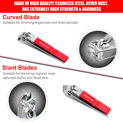 Leipple cuticle nippers offer precise cuts for neat nails.