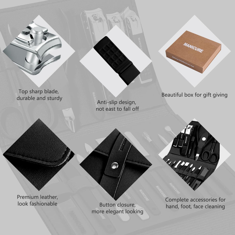 Leipple manicure set is travel-friendly and compact for on-the-go grooming
