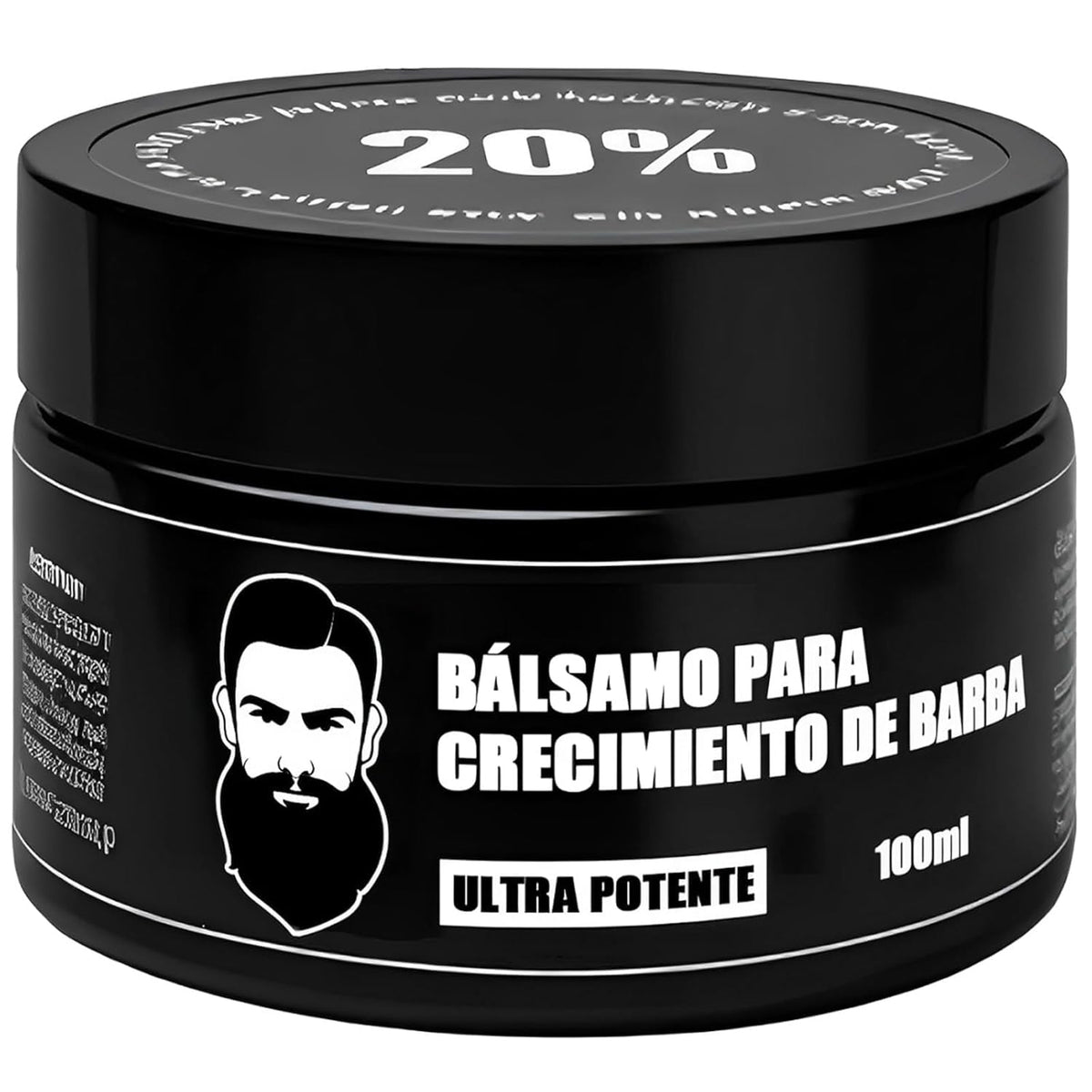 LELLURE Apolo beard balm jar closeup conditioning formula for healthier beard