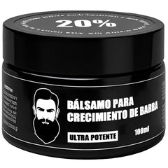 LELLURE Apolo beard balm jar closeup conditioning formula for healthier beard