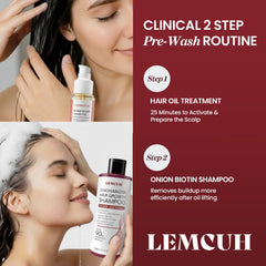 Lemcuh foam lather closeup demonstrates gentle cleansing for all hair types