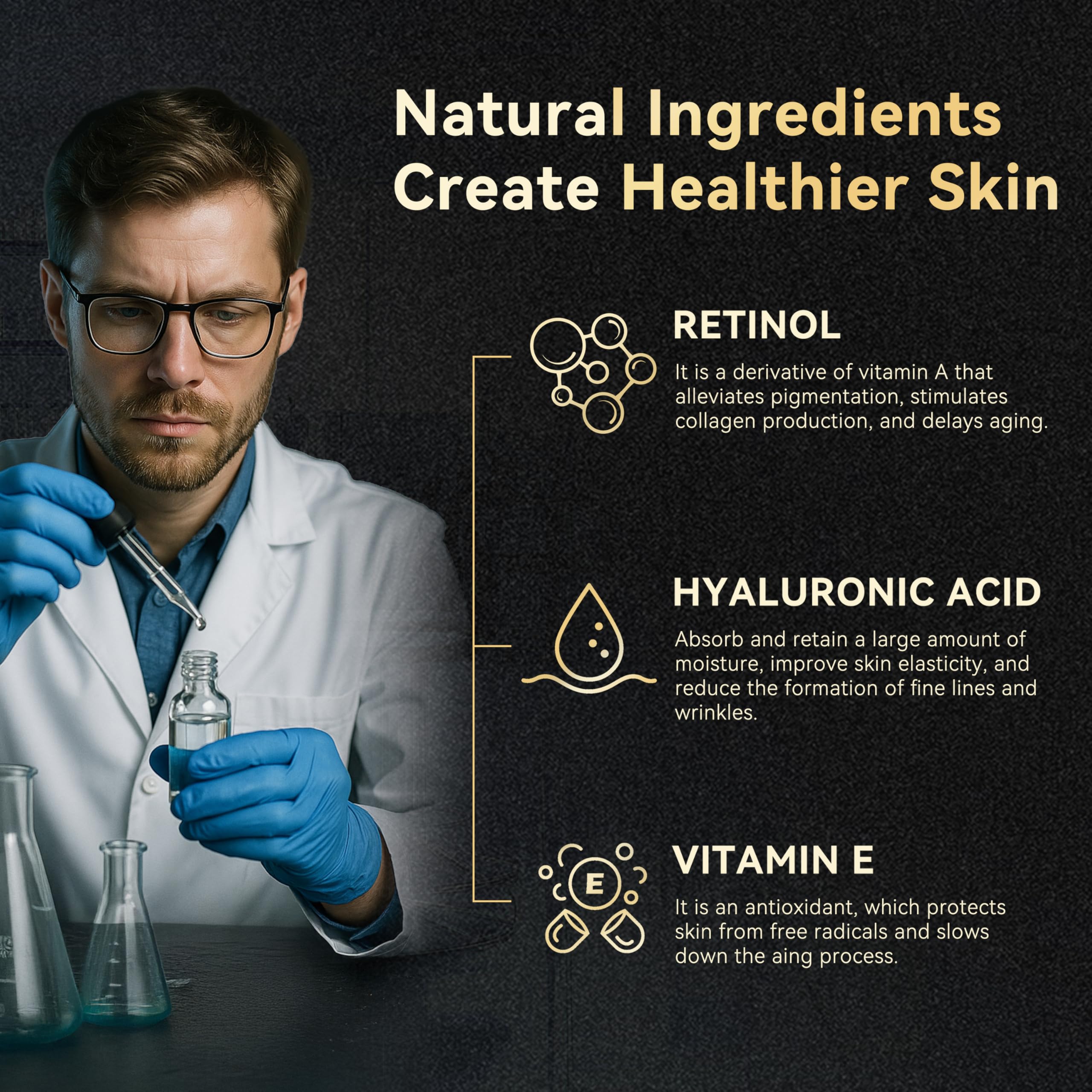 LemeTree retinol-hyaluronic-acid-matrix demonstrates dual-action formula supporting hydration and smoother-looking skin.