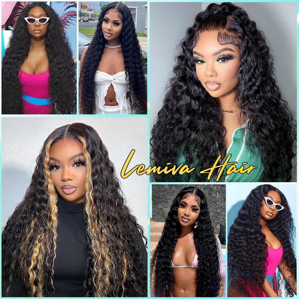 Lemiva 7x5 glueless lace-front wig highlights seamless hairline and easy wear.