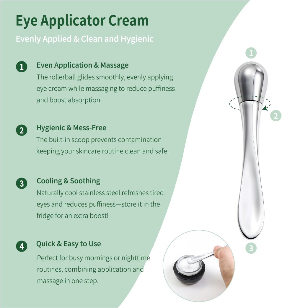 LeMeeOly detailer stainless tool delivers precise jawline and neck contour massages.