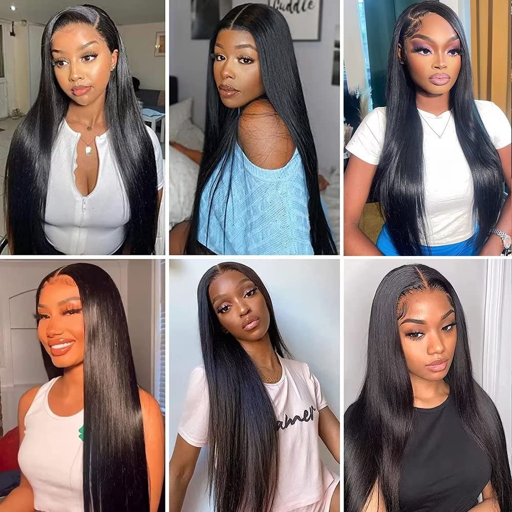 Lemoda 26-inch straight wig stays lightweight for all-day comfort.