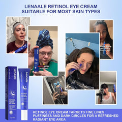Lenaale Retinol Eye Cream packaging-front emphasizes premium anti-aging care.