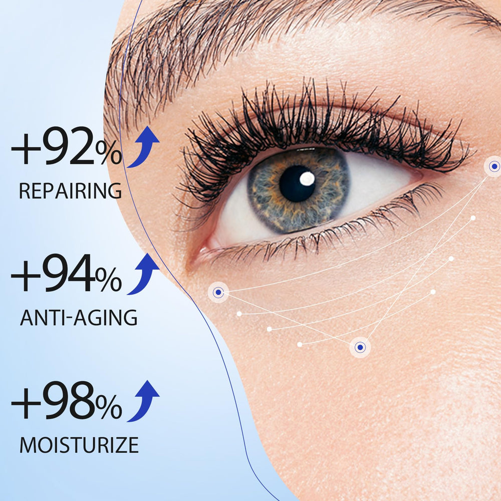 Lenaale Retinol Eye Cream texture-swatch shows creamy, hydrating formula for gentle under-eye care.