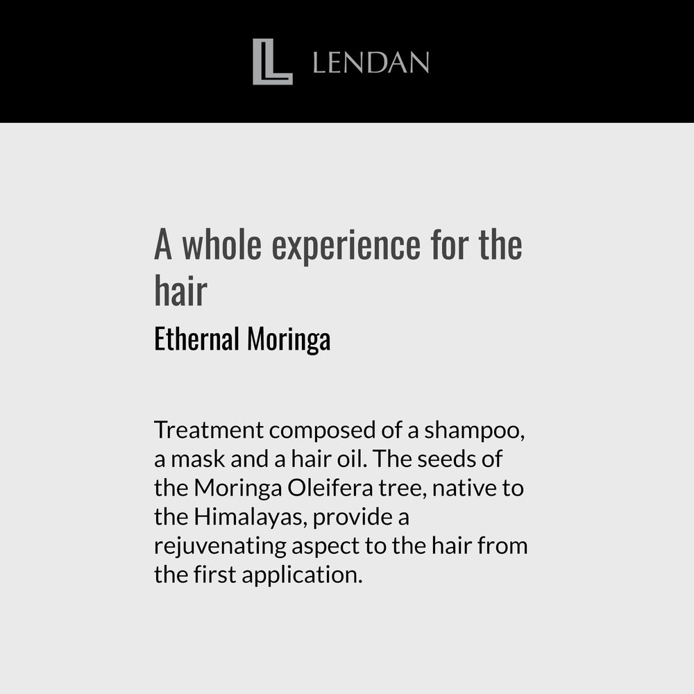 Lendan cosmetics 50 years logo signals trusted hair care expertise.