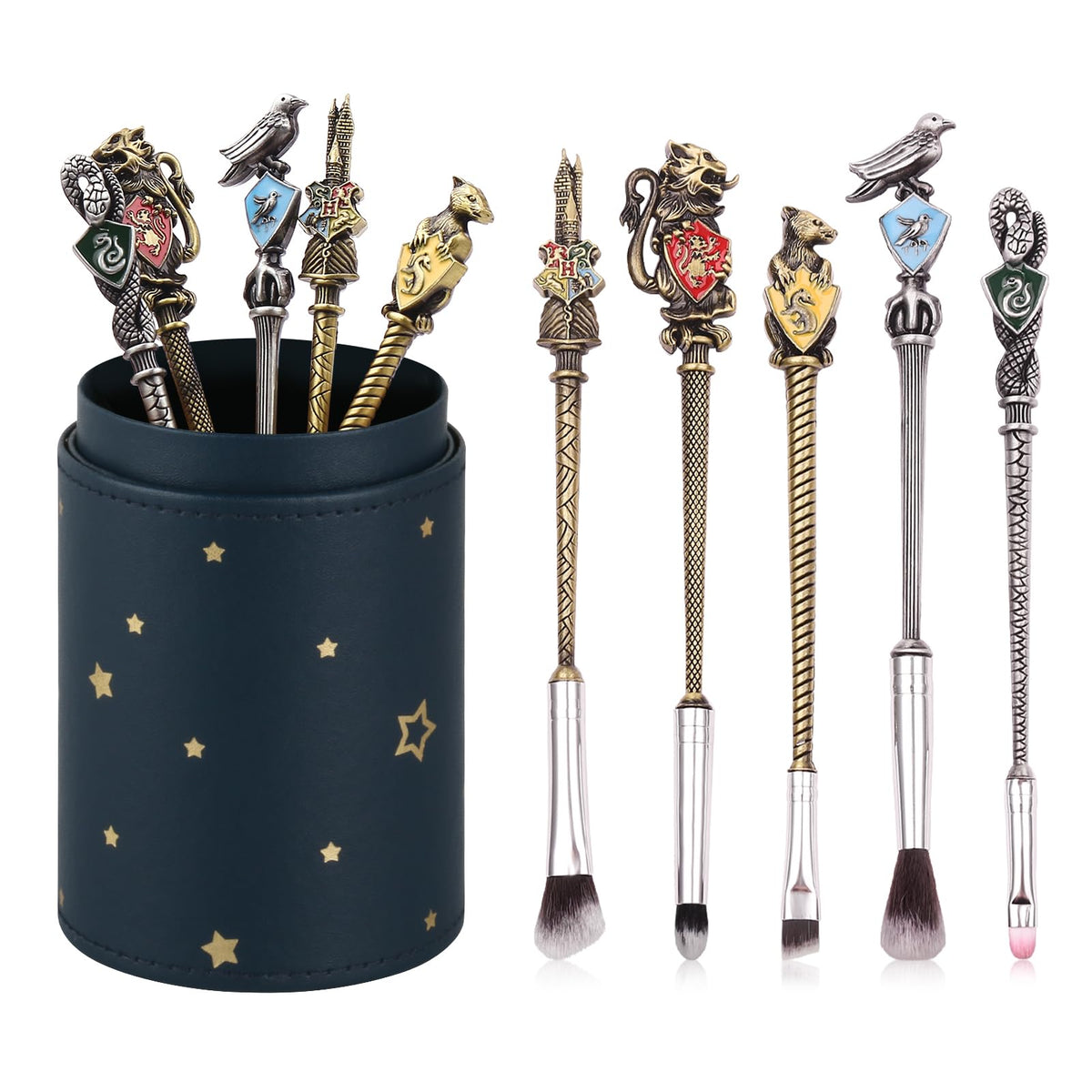 LENDOO Potter makeup brushes set ready for precise blending and smooth color payoff