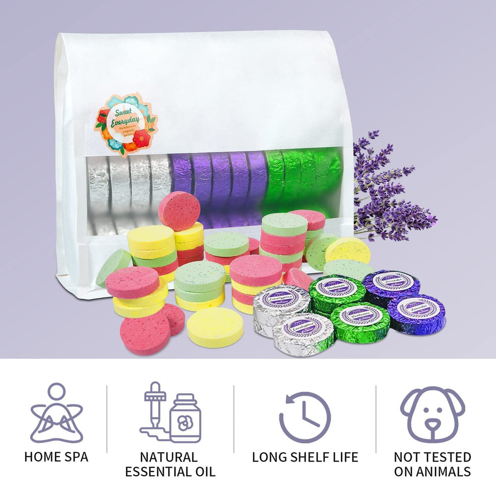 leoce shower steamer activation demo shows how to intensify scent during shower