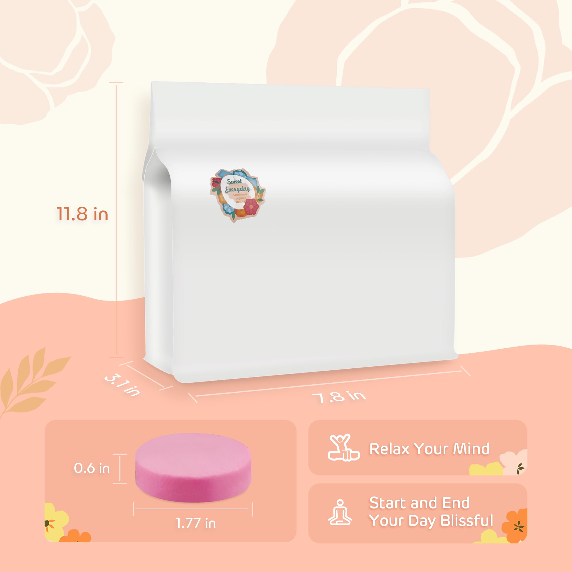 leoce shower steamers offer strong aroma for extended shower sessions