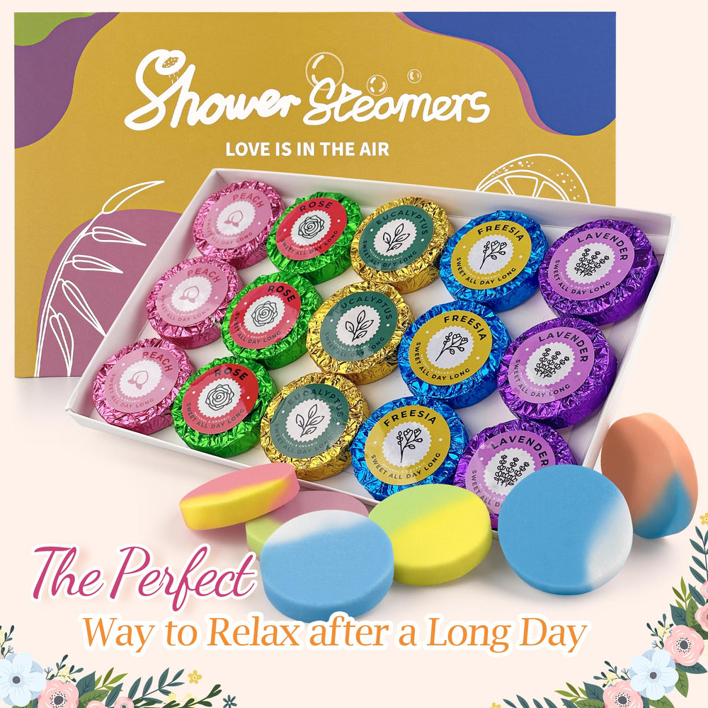 leoce shower steamers individually wrapped tablets for travel