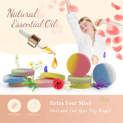 leoce shower steamers on shower wall placement for longer fragrance