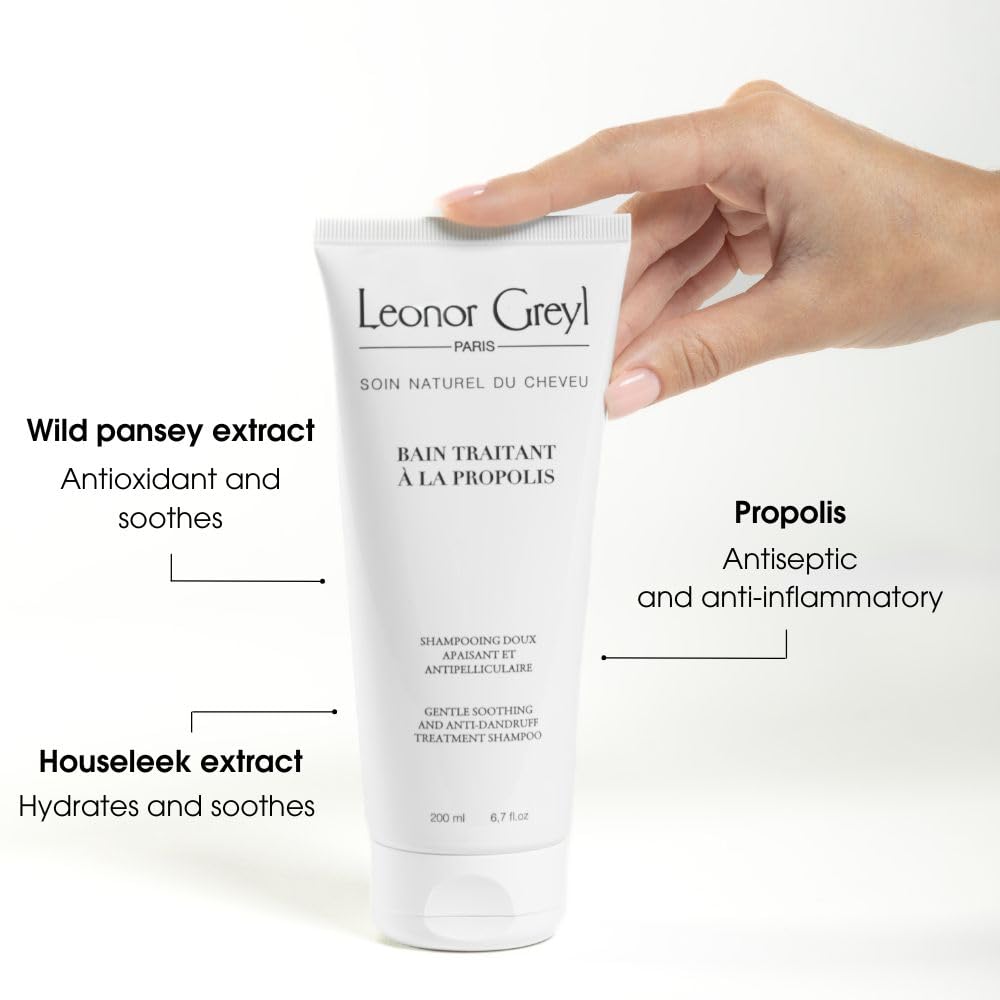 Leonor Greyl 6.7 oz bottle on display emphasizes premium French-made hair care.